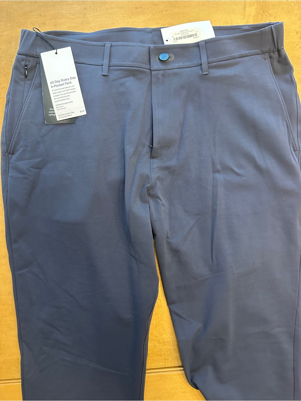 Public Rec 34 x 30, NEW, All Day Every Day Men's Navy Performance Pants